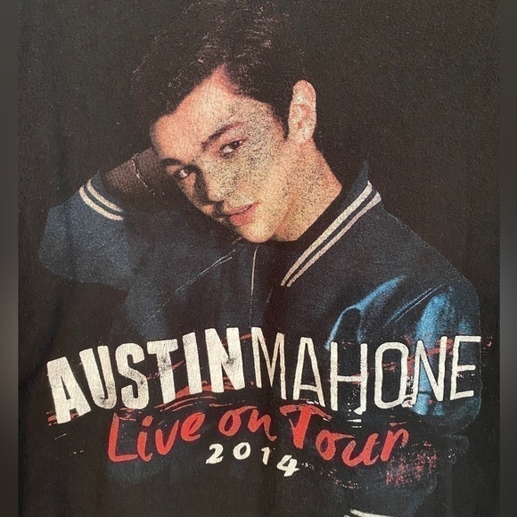 Austin Mahone 2014 Live on Tour T Shirt Adult Med - Picture 5 of 9